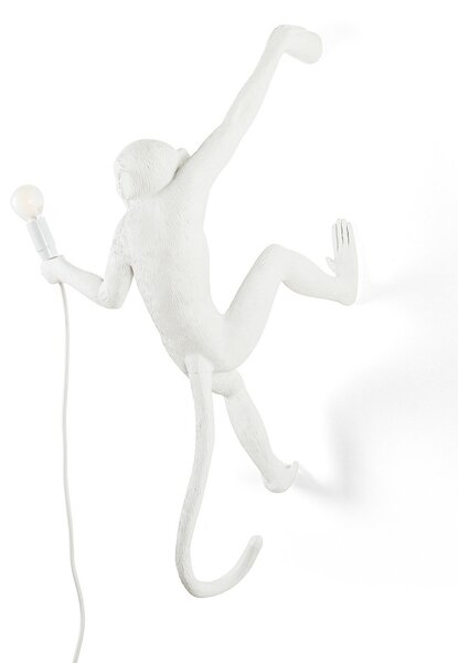 Lampade da tavolo SELETTI, Monkey Lamp, Bianco, Soggiorno, Plastica, Design