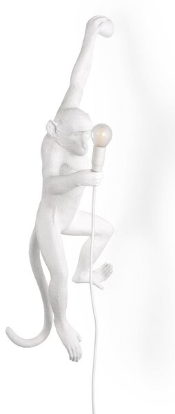 Lampade da tavolo SELETTI, Monkey Lamp, Bianco, Soggiorno, Plastica, Design