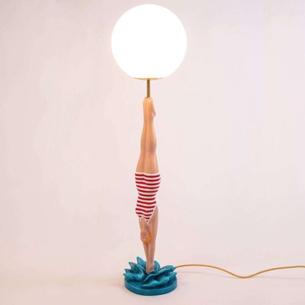 Lampade da tavolo SELETTI, Rosso, Soggiorno, Metallo