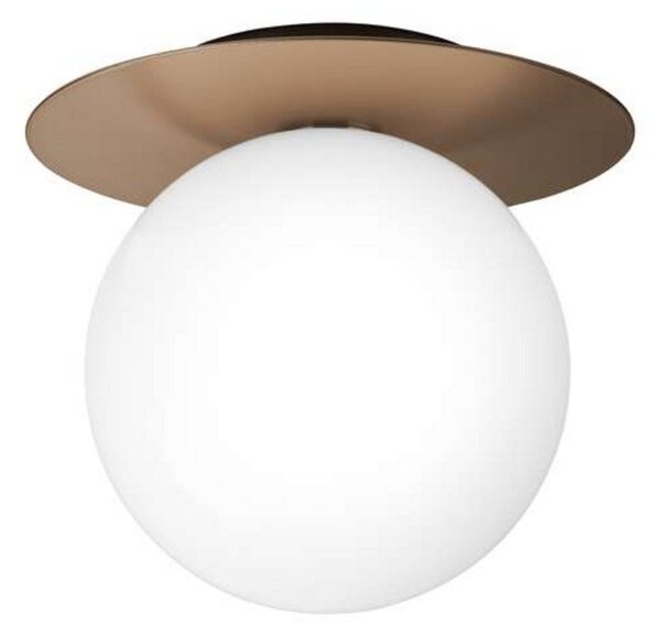 Applique da parete Nuura Aps, Liila 1, dimmerabile, Bronzo / Ottone anticato, Bagno, Vetro, Scandinavo