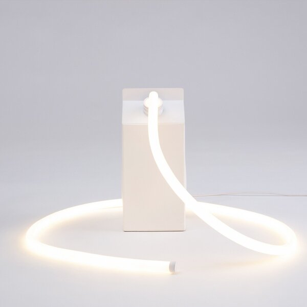Lampade da tavolo SELETTI, Daily Glow, Bianco, Soggiorno, Plastica, Design