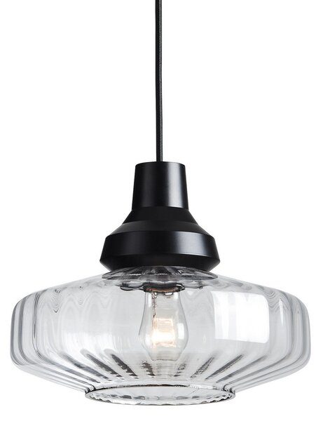 Lampada a sospensione DESIGN BY US, New Wave Optic, dimmerabile, Trasparente, Soggiorno, Alluminio, Design
