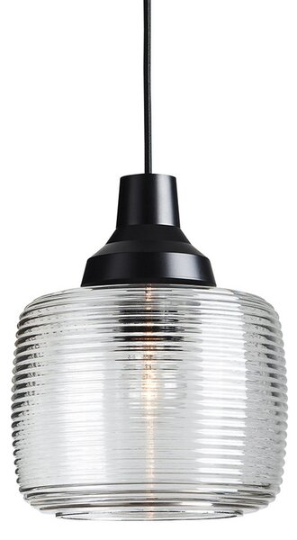 Lampada a sospensione DESIGN BY US, New Wave Stripe, dimmerabile, Trasparente, Soggiorno, Alluminio, Design