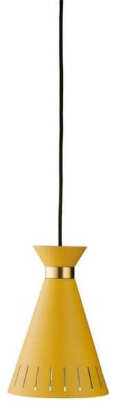 Lampada a sospensione Warm Nordic, Cone, dimmerabile, Giallo, Cucina, Metallo, Vintage