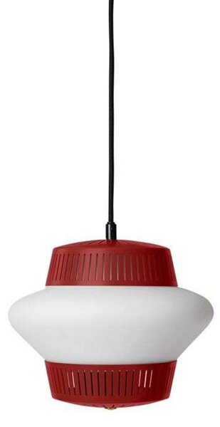 Lampada a sospensione Warm Nordic, Pendelleuchte Opal Arch, dimmerabile, Rosso, Sala da pranzo, Metallo, Design