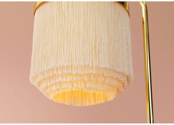 Lampade da tavolo Warm Nordic, Fringe, Beige, Soggiorno, Metallo, Vintage
