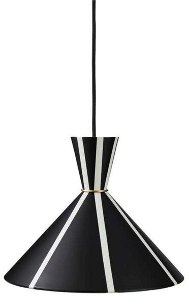 Lampada a sospensione Warm Nordic, Bloom Stripe, dimmerabile, Bianco, Sala da pranzo, Metallo, Vintage