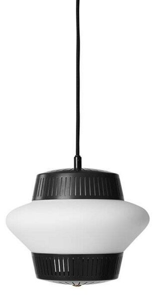Lampada a sospensione Warm Nordic, Opal Arch, dimmerabile, Nero, Sala da pranzo, Metallo, Design
