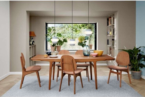 Lampada a sospensione Warm Nordic, Opal Arch, dimmerabile, Arancione, Sala da pranzo, Metallo, Design