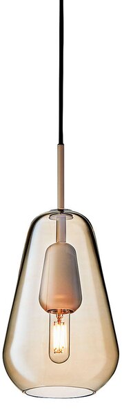 Lampada a sospensione Nuura Aps, Anoli 1, dimmerabile, Dorato / Ottone, Soggiorno, Vetro, Design