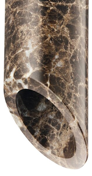 Lampada a sospensione DESIGN BY US, Marble Art, dimmerabile, Marrone / Ruggine, Soggiorno, Marmo, Design