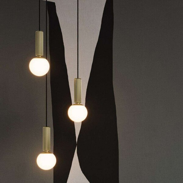 Lampada a sospensione 101 COPENHAGEN, Dorato / Ottone, Soggiorno, Vetro