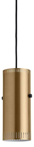 Lampada a sospensione Warm Nordic, Trombone Cylinder, dimmerabile, Dorato / Ottone, Soggiorno, Metallo, Design