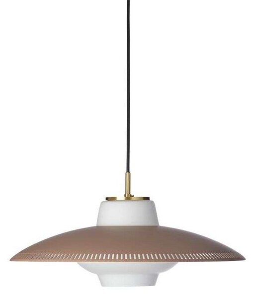 Lampada a sospensione Warm Nordic, Opal Shade, dimmerabile, Marrone / Ruggine, Sala da pranzo, Metallo, Scandinavo