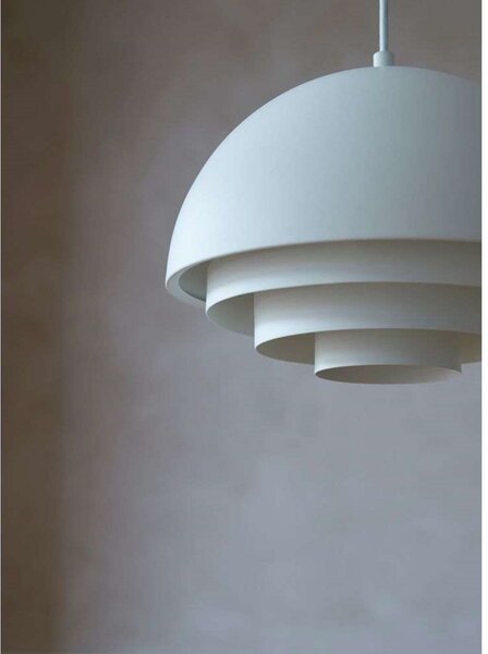 Lampada a sospensione Warm Nordic, Milieu Colour, dimmerabile, Bianco, Soggiorno, Metallo, Scandinavo