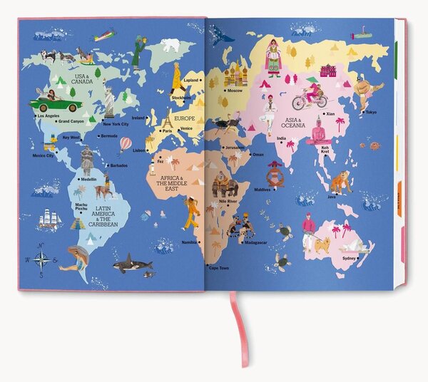 Libro illustrato The New York Times Explorer. 100 Trips Around the World