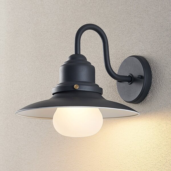 Lampade da esterno Lindby, Roisin, dimmerabile, Grigio, Balcone, Metallo, Antico
