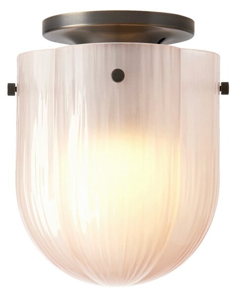 Plafoniera GUBI, Seine, dimmerabile, Bronzo / Ottone anticato, Soggiorno, Vetro, Design