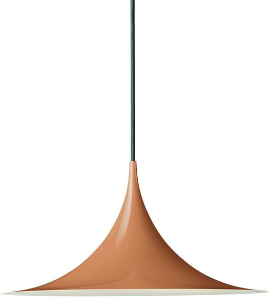 Lampada a sospensione GUBI, Semi, dimmerabile, Marrone / Ruggine, Soggiorno, Metallo, Design
