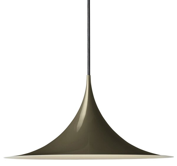 Lampada a sospensione GUBI, Semi, dimmerabile, Marrone / Ruggine, Soggiorno, Metallo, Design