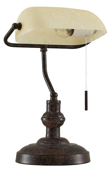 Lampade da tavolo Lindby, Profina, Marrone / Ruggine, Soggiorno, Metallo, Antico