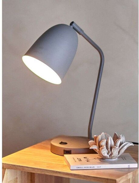 Lampade da tavolo Bloomingville, Grigio, Soggiorno, Metallo