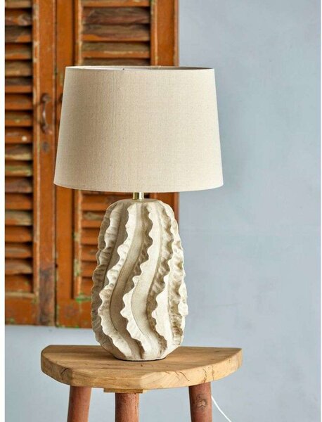 Lampade da tavolo Bloomingville, Beige, Soggiorno, Tessuto / Tessile