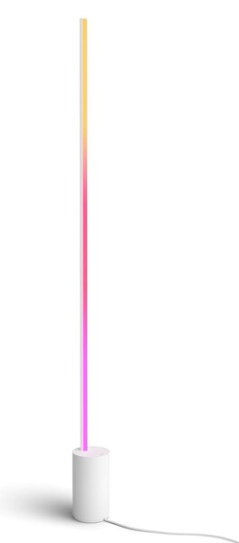 Lampada da terra Philips Hue, Philips Hue Gradient Signe, dimmerabile, Bianco, Soggiorno, Metallo