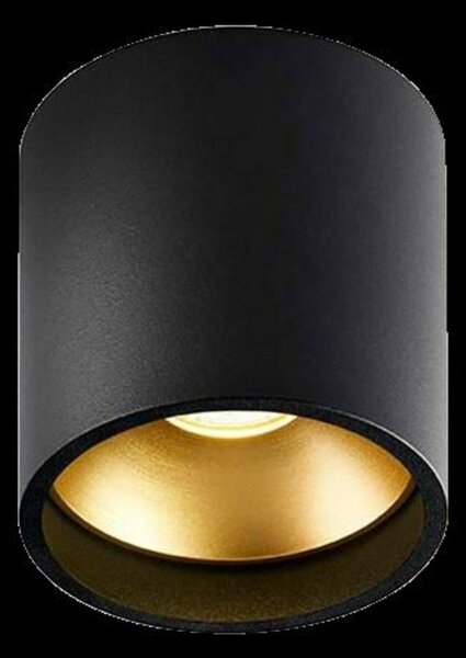 Plafoniera LIGHT-POINT, dimmerabile, Dorato / Ottone, Cucina, Alluminio