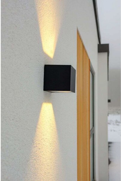 Lampade da esterno ANTIDARK, dimmerabile, Nero, Terrazza, Alluminio
