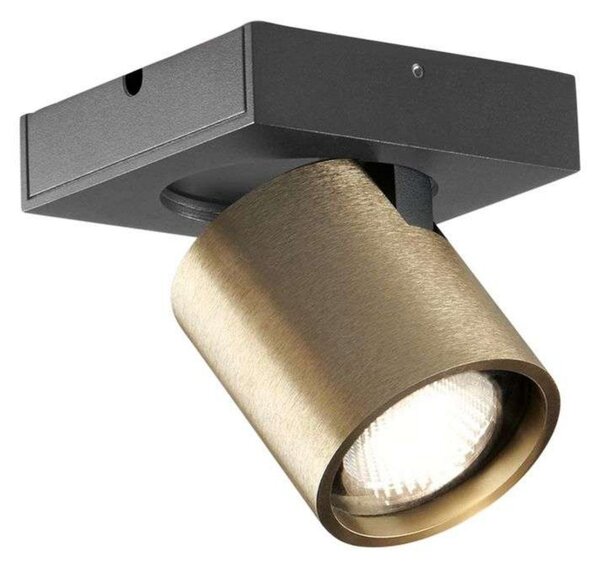 Plafoniera LIGHT-POINT, dimmerabile, Dorato / Ottone, Soggiorno, Alluminio