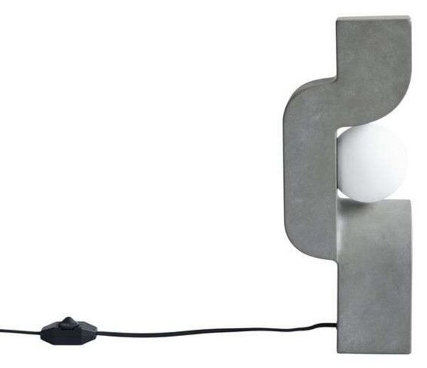 Lampada da terra 101 COPENHAGEN, dimmerabile, Grigio, Soggiorno, Ceramica