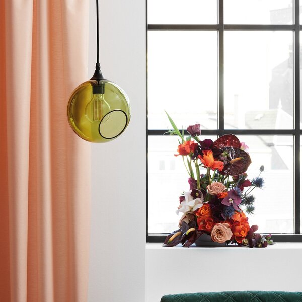 Lampada a sospensione DESIGN BY US, Ballroom, dimmerabile, Verde, Soggiorno, Vetro, Design