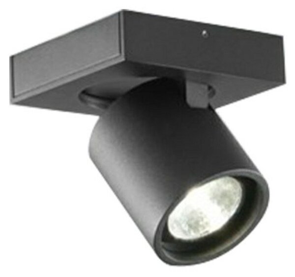 Plafoniera LIGHT-POINT, dimmerabile, Nero, Soggiorno, Alluminio