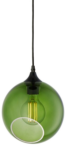 Lampada a sospensione DESIGN BY US, Ballroom, dimmerabile, Verde, Soggiorno, Vetro, Design