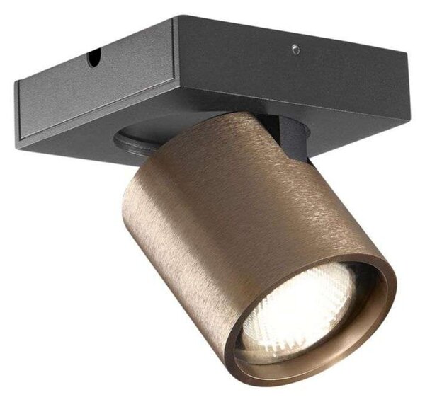 Plafoniera LIGHT-POINT, dimmerabile, Bronzo / Ottone anticato, Soggiorno, Alluminio