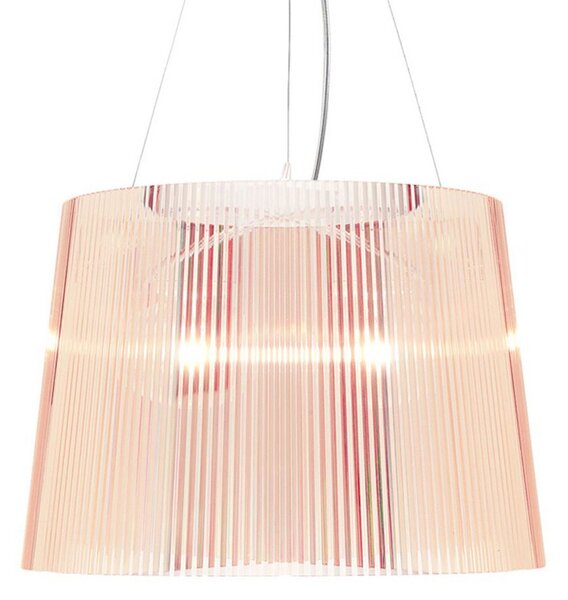 Lampada a sospensione Kartell, Gé, Rosa / Rosé, Soggiorno, Plastica, Design