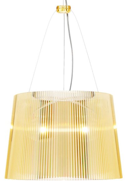 Lampada a sospensione Kartell, Gé, Giallo, Soggiorno, Plastica, Design