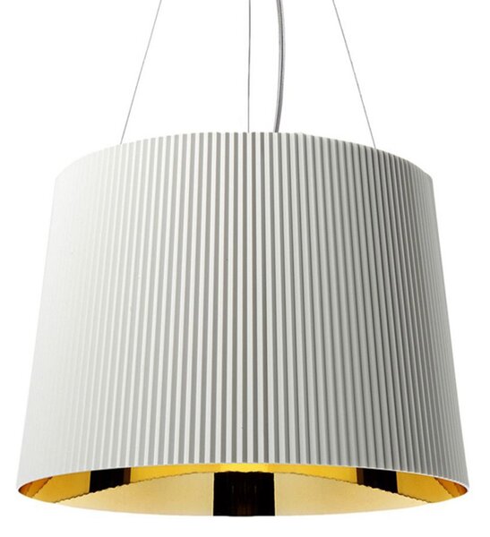Lampada a sospensione Kartell, Gé, Bianco, Soggiorno, Plastica, Design