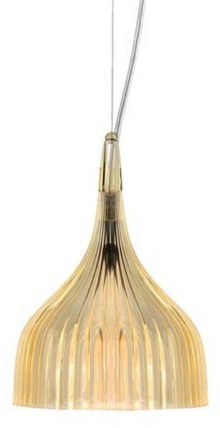 Lampada a sospensione Kartell, Giallo, Soggiorno, Metallo