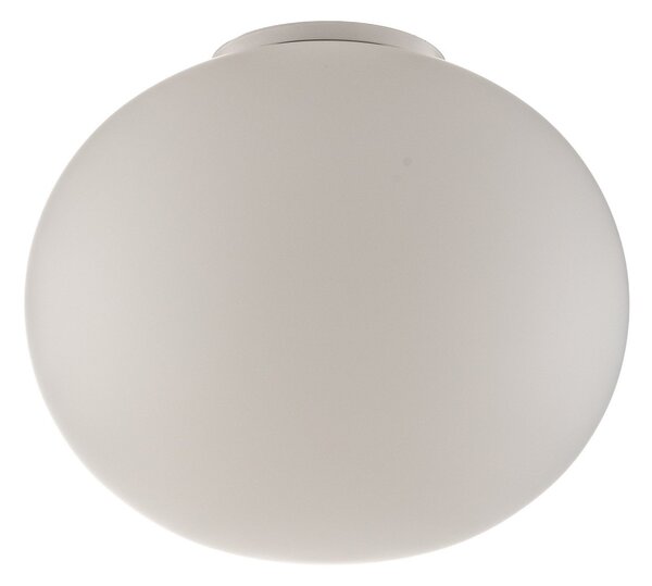 Plafoniera FLOS, GLO-BALL, dimmerabile, Bianco, Soggiorno, Vetro, Design