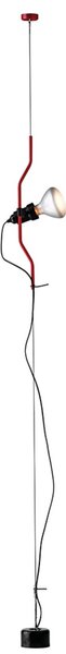 Lampada a sospensione FLOS, dimmerabile, Rosso, Soggiorno, Plastica, Design