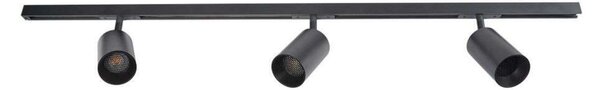 Designline Tube Kit PRO Set di 3 binari da 1 m, nero