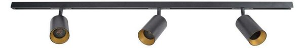 Designline Tube Kit PRO Set di 3 binari da 1 m, nero