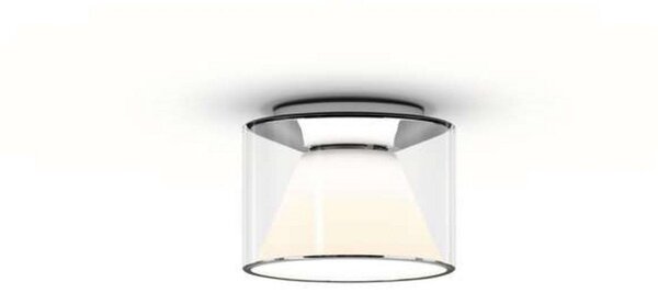Plafoniera Serien Lighting, dimmerabile, Trasparente, Soggiorno, Vetro