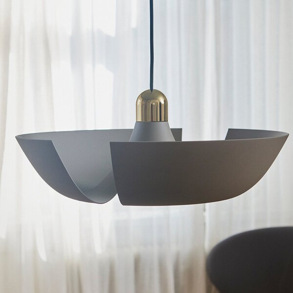 Lampada a sospensione AYTM, Cycnus, dimmerabile, Grigio, Soggiorno, Alluminio, Design