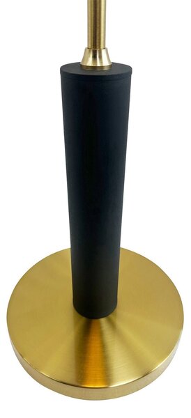 Lampada da terra Dyberg Larsen, Yoyo, dimmerabile, Nero, Soggiorno, Metallo, Design
