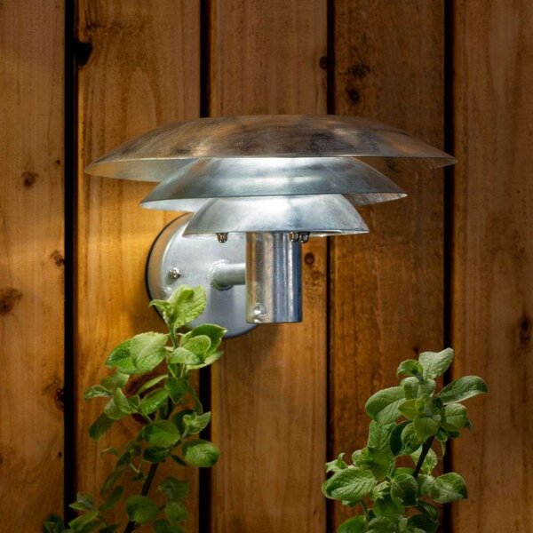 Lampade da esterno Dyberg Larsen, DL25, Metallizzato, Terrazza, Metallo, Scandinavo