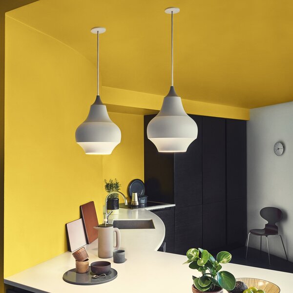 Lampada a sospensione Louis Poulsen, Cirque, dimmerabile, Grigio, Soggiorno, Metallo, Design