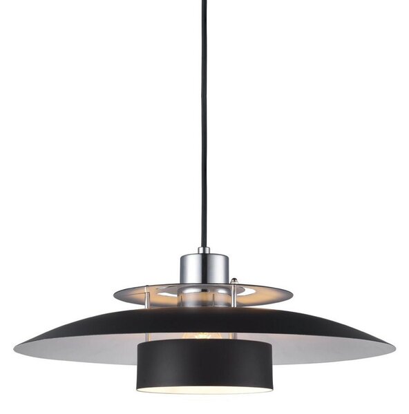 Lampada a sospensione Halo Design, Nero, Soggiorno, Metallo